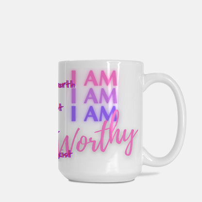 Alchemy Frequency Ceramic Vessel Mug: WORTHY
