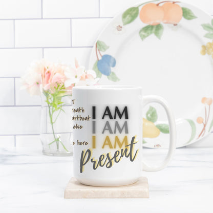 Alchemy Frequency Ceramic Vessel Mug: PRESENT