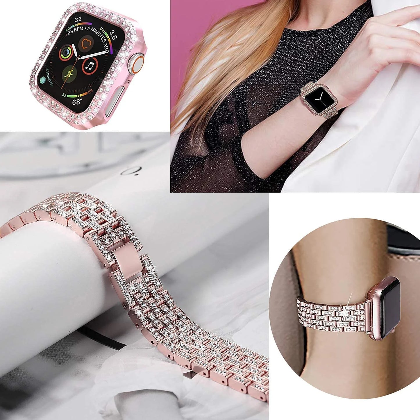 Diamond Apple Watch Band Strap