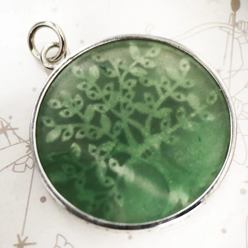 Pendants Green Tree Spring New Jewelry Trendy Happy Future 925 Sterling Silver Accessories Gift For Women