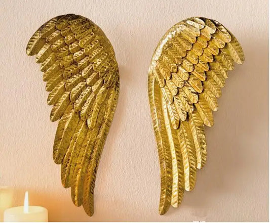 Golden Angel Wings Wall Décor