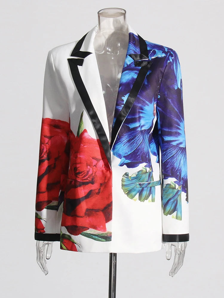 Floral Eclipse Blazer & Pant Set