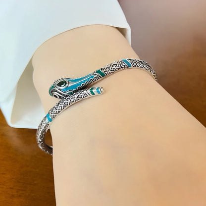 Snake Bangle 925 Sterling Silver