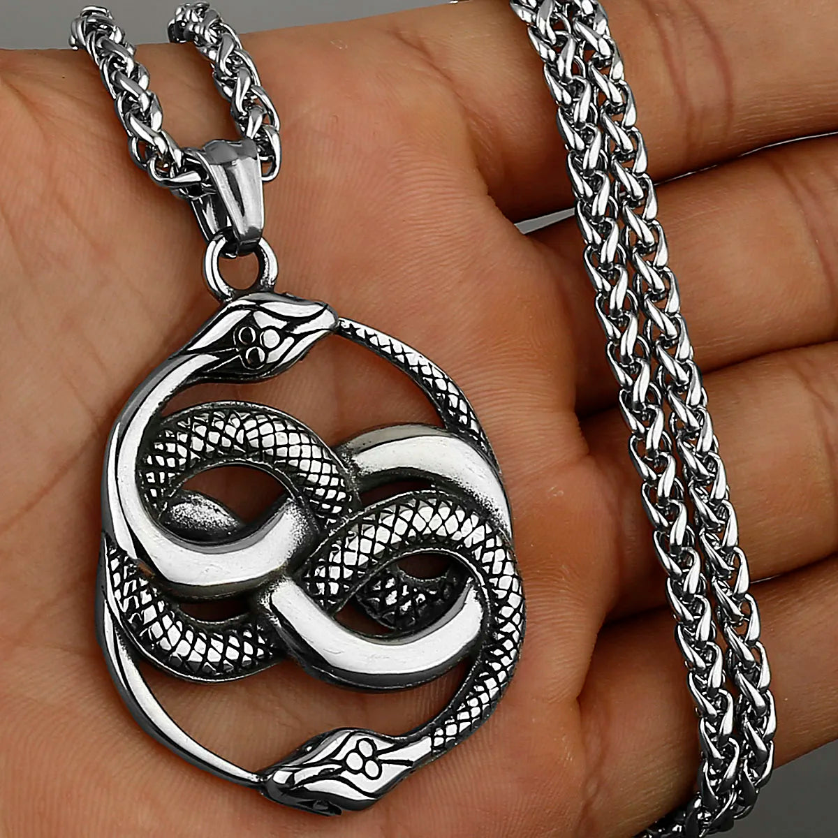 Double Snake Pendant