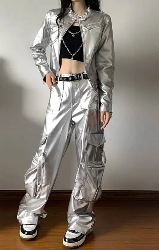 Futuristic Silver Utility Set