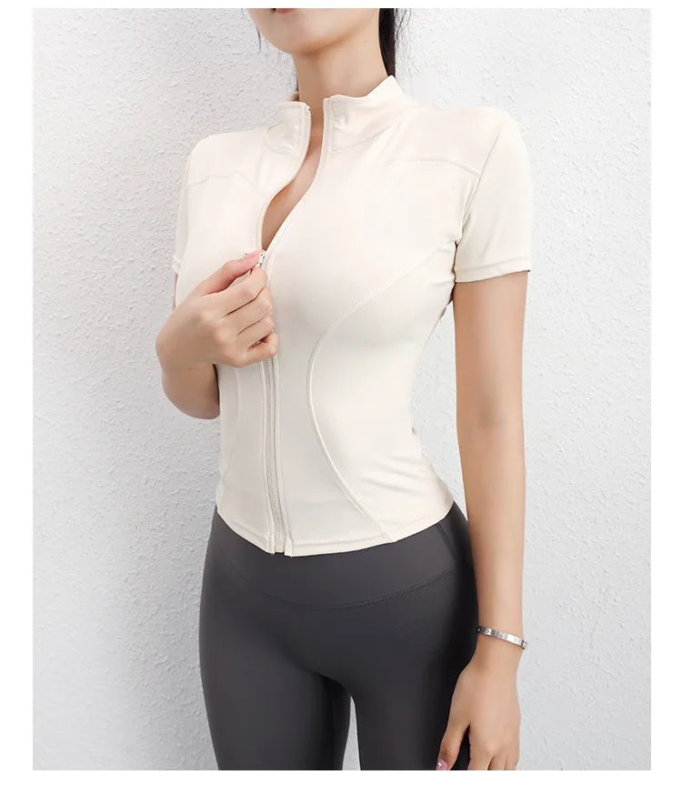 Short Sleeve Yoga Jacket