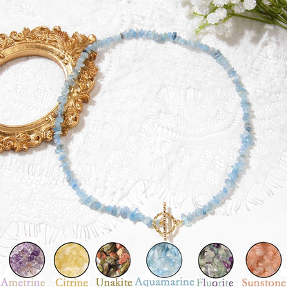 Healing Natural Semi-precious Stone Necklace