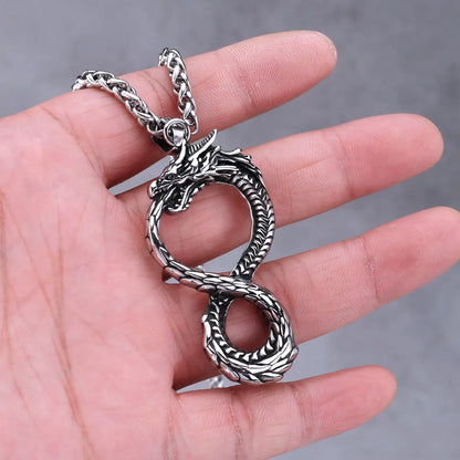 Eternal Guardians Double Dragon Pendant