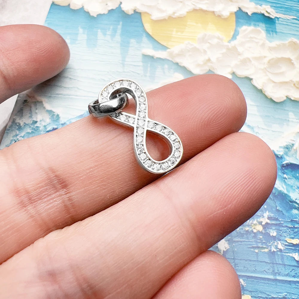 Eternity Pendant 925 Sterling Silver