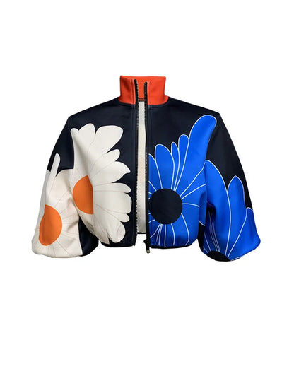 Bold Bloom Batwing Jacket