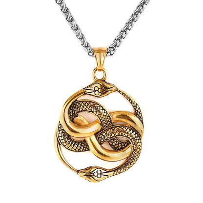 Double Snake Pendant