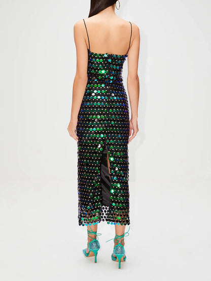 Lunar Radiance Sequin Gown