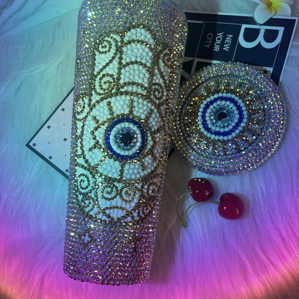 Rhinestone Eye Tumbler