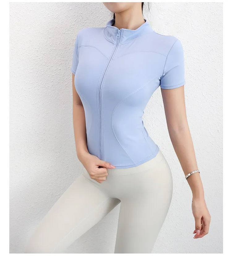 Short Sleeve Yoga Jacket