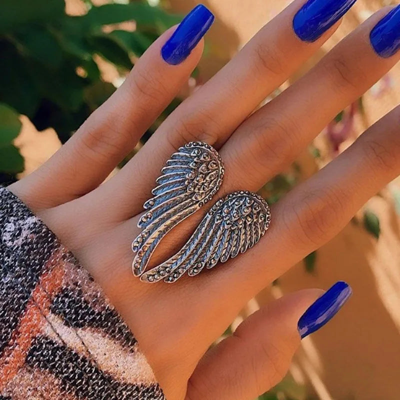 Angel Wings Large Ring