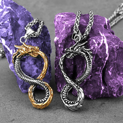 Eternal Guardians Double Dragon Pendant