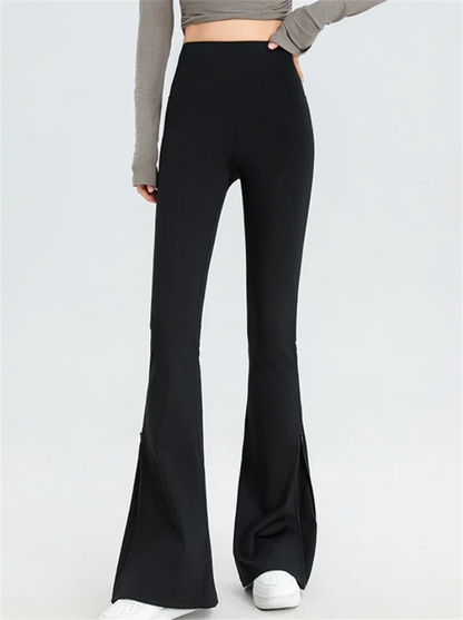 Zipper Bell Bottom Pant