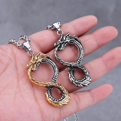 Eternal Guardians Double Dragon Pendant