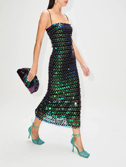 Lunar Radiance Sequin Gown