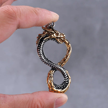 Eternal Guardians Double Dragon Pendant