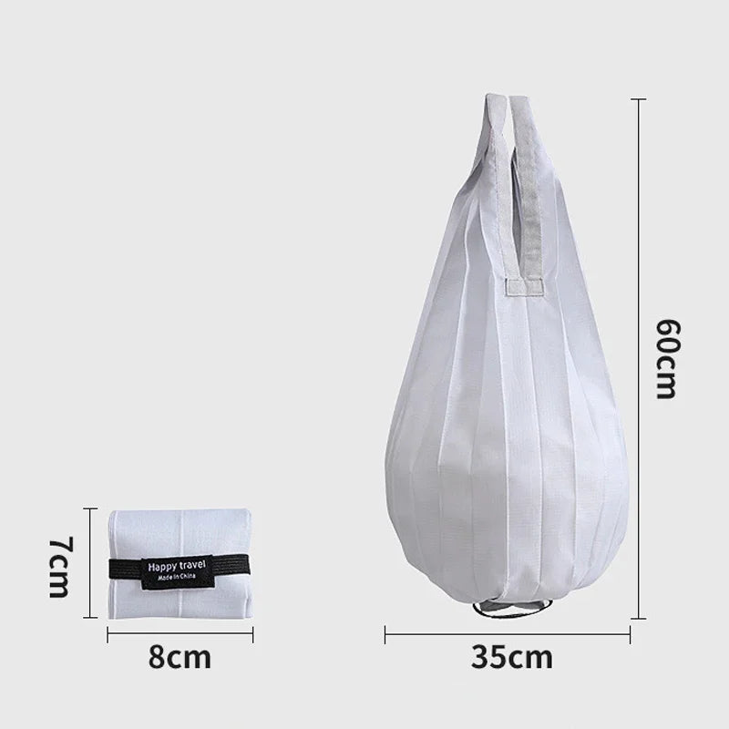 Reusable Shopping Bags Large Portable Eco-Friendly Foldable Shoulder Bag Handbag Pocket Totes Bag Folding Grocery Pouches