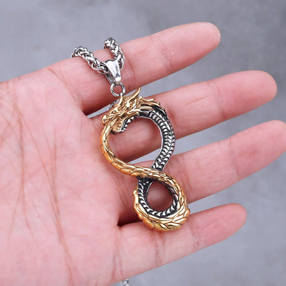 Eternal Guardians Double Dragon Pendant