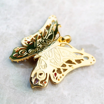 Golden Butterfly 925 Sterling Silver