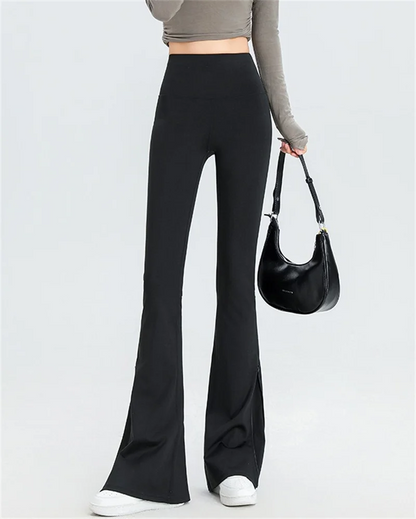 Zipper Bell Bottom Pant