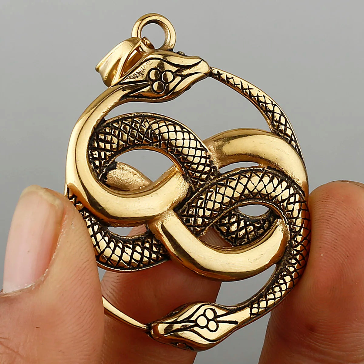 Double Snake Pendant