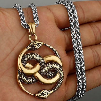 Double Snake Pendant