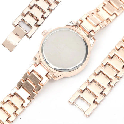 Top NEW Luxury Full Diamond Watch for Women Elegant Brand Quartz Steel Watches Ladies Zircon Crystal Fashion Wristwatch Clock