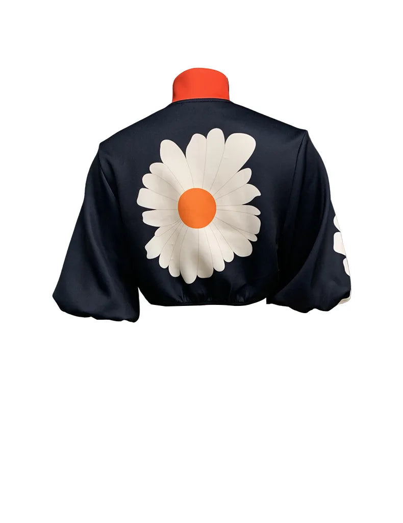 Bold Bloom Batwing Jacket