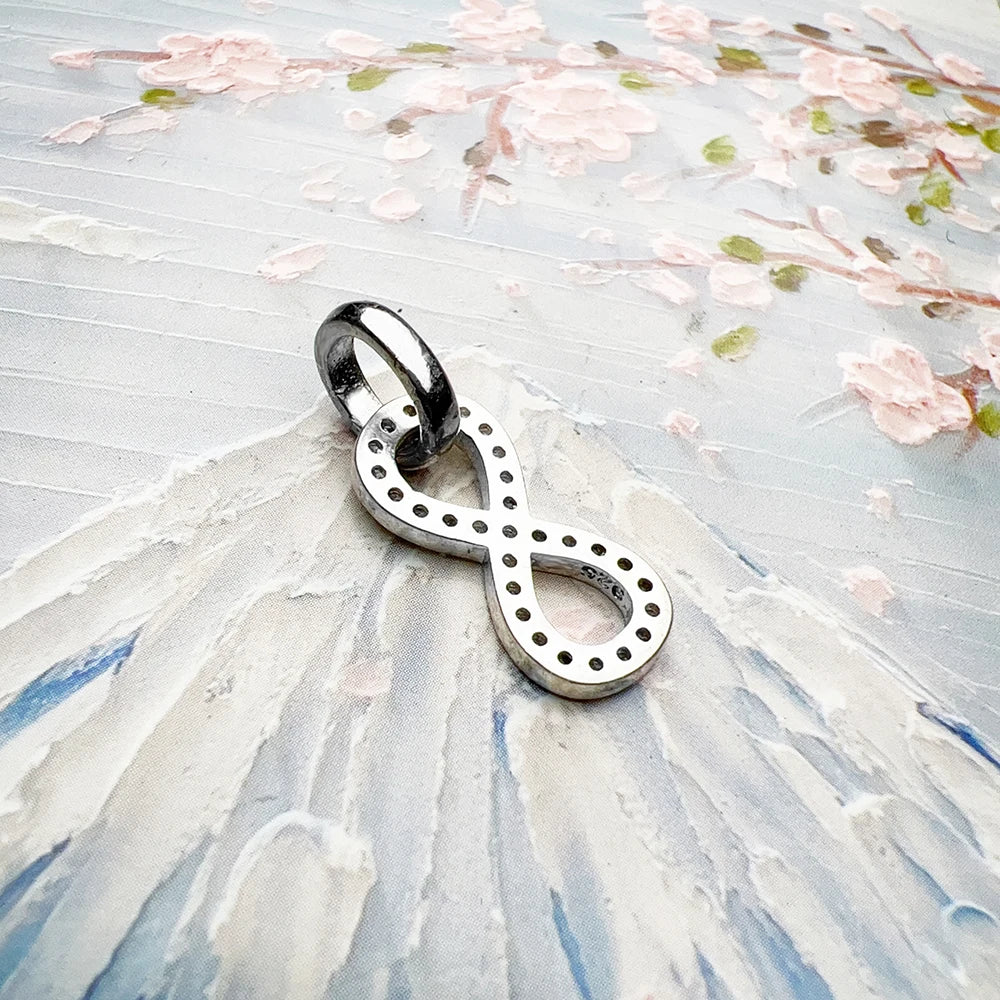 Eternity Pendant 925 Sterling Silver