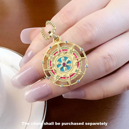 Pendant Magic Aztec Amulet Summer Brand New Golden Jewelry Ethnic Pure 925 Sterling Silver Powerful Gift For Women Men