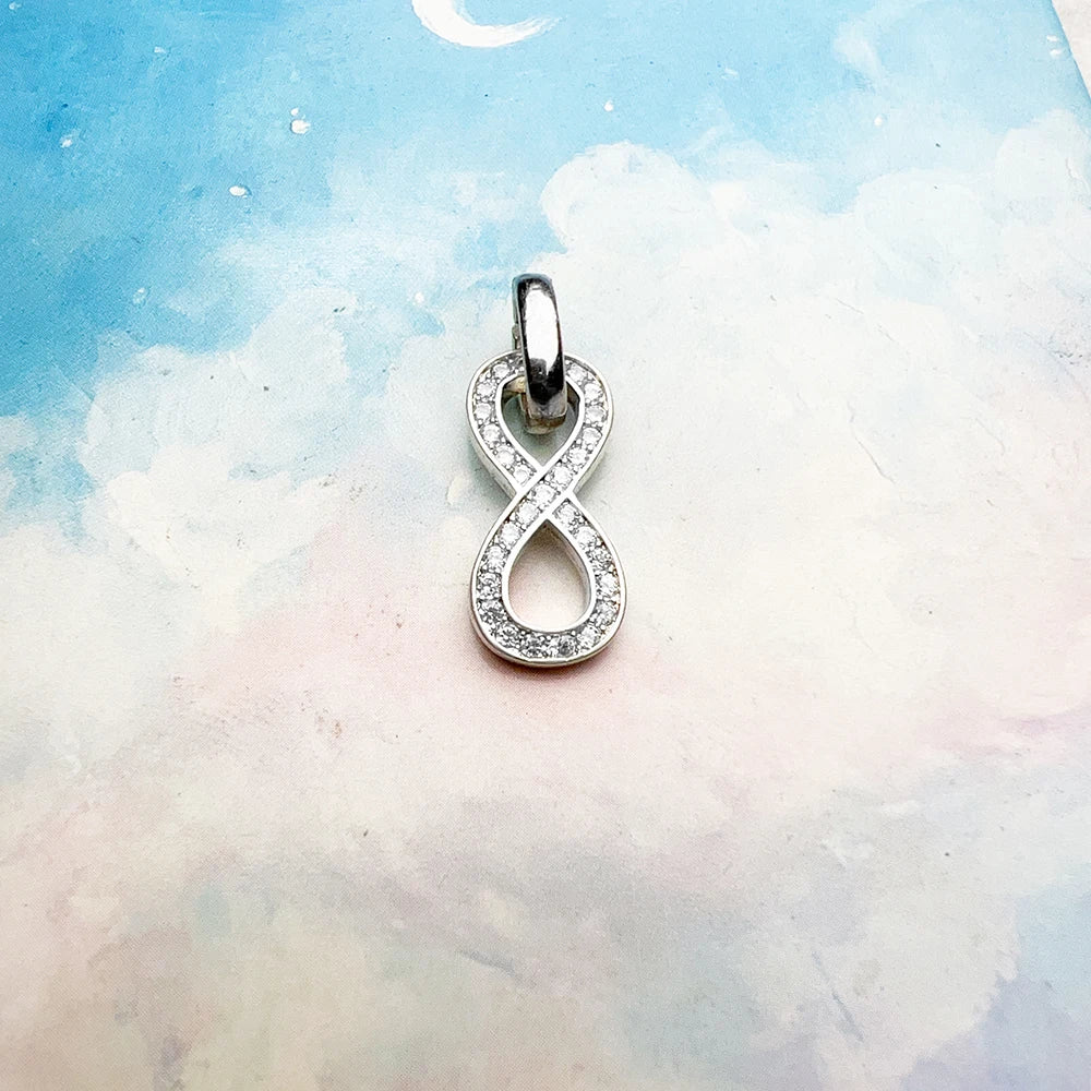 Eternity Pendant 925 Sterling Silver