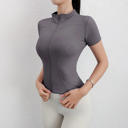 Short Sleeve Yoga Jacket