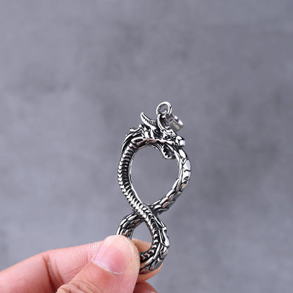Eternal Guardians Double Dragon Pendant