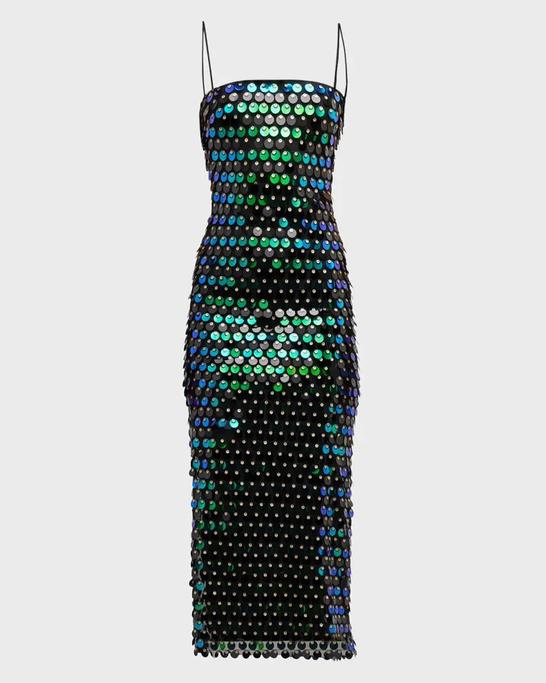 Lunar Radiance Sequin Gown