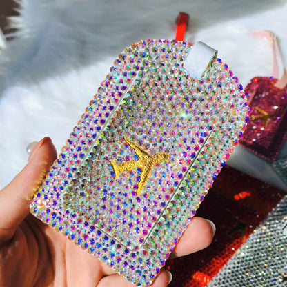Radiant Voyage Bling Luggage Tag & Passport Holder Set