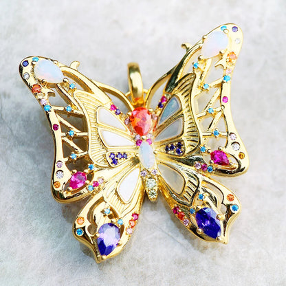 Golden Butterfly 925 Sterling Silver