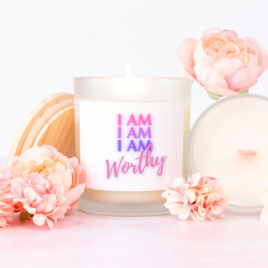 I AM WORTHY StormLight Affirmation Candle