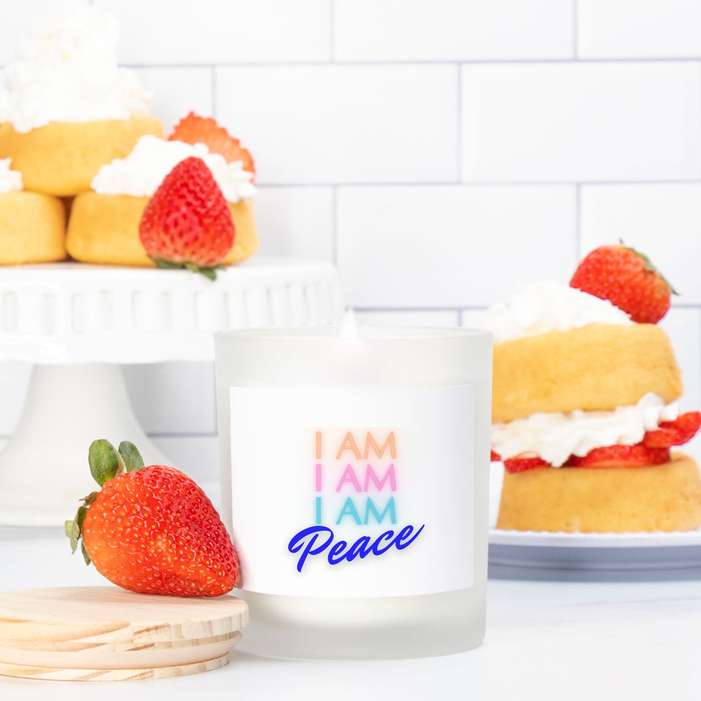 I AM PEACE StormLight Affirmation Candle