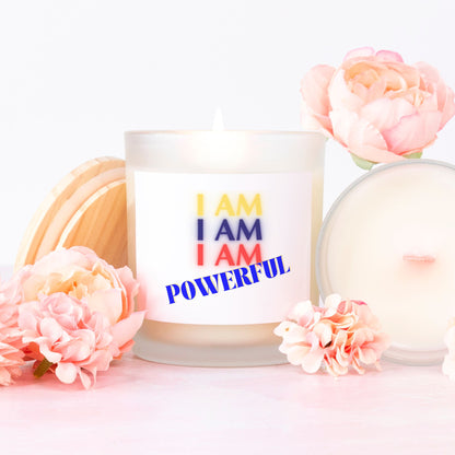 I AM POWERFUL StormLight Affirmation Candle