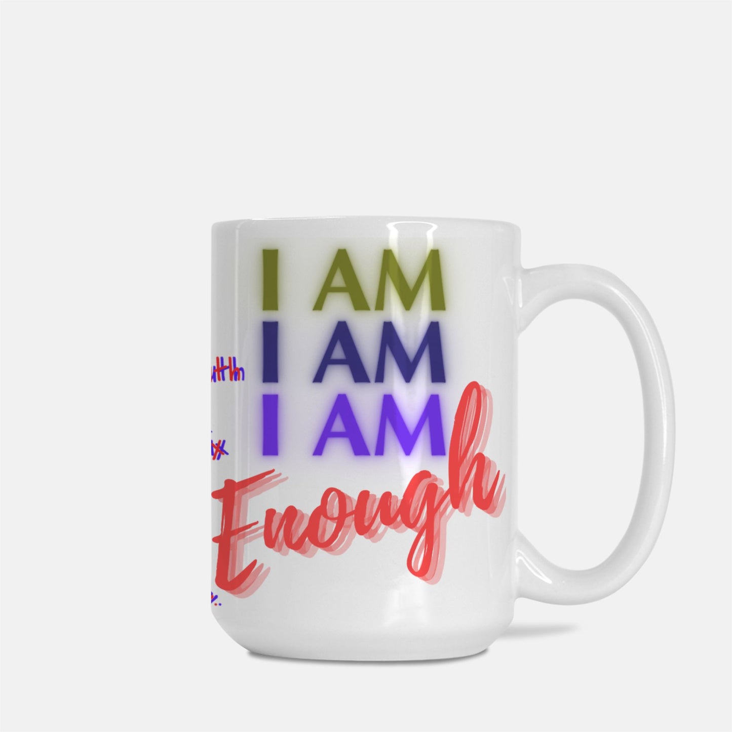 Alchemy Frequency Ceramic Vessel Mug: ENOUGH