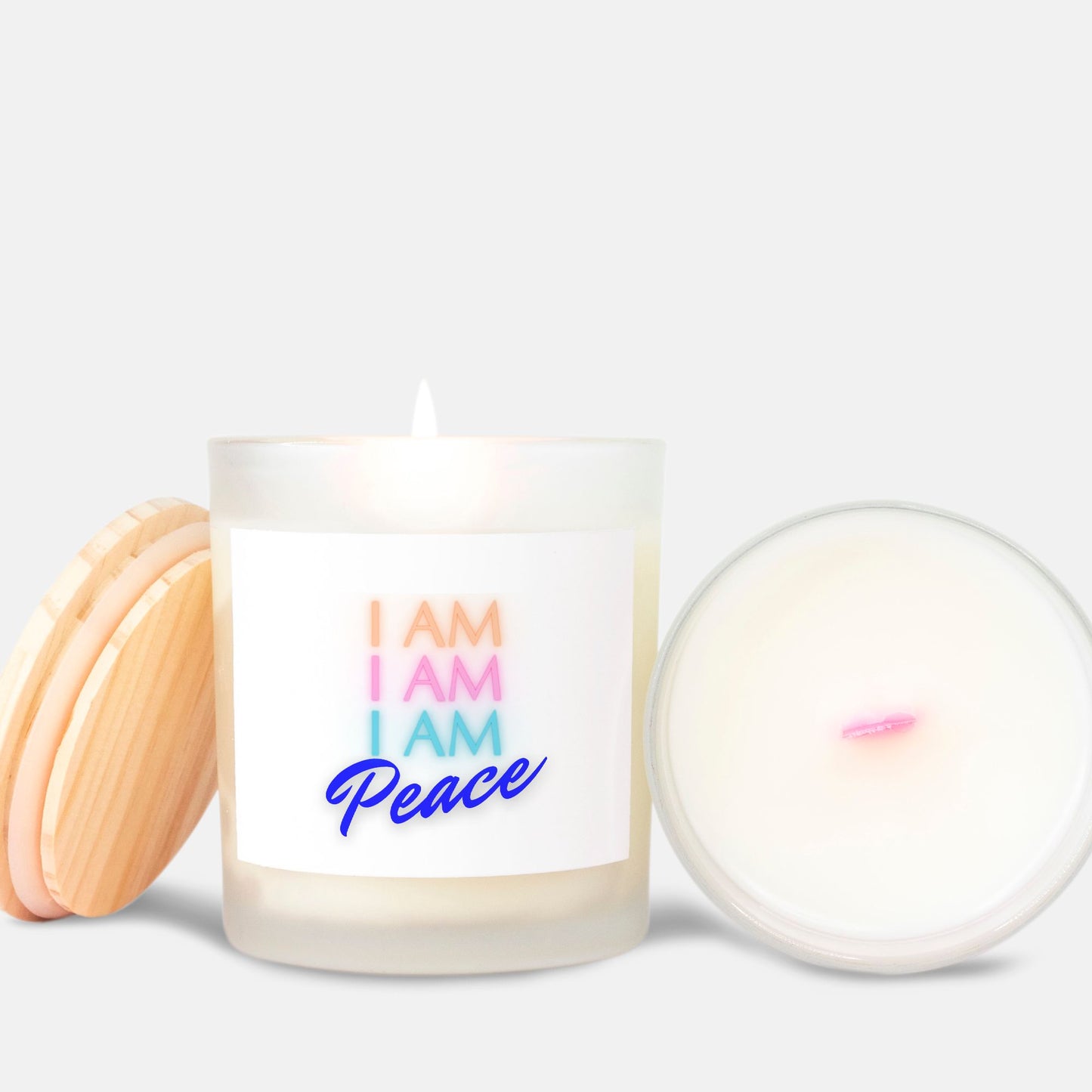 I AM PEACE StormLight Affirmation Candle