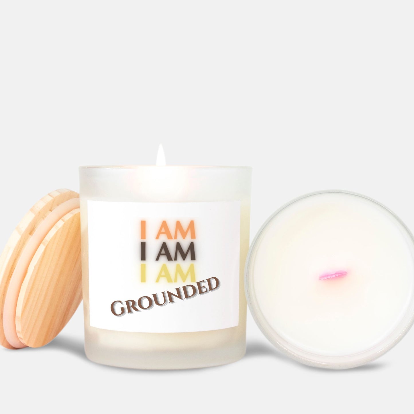 I AM GROUNDED StormLight Affirmation Candle