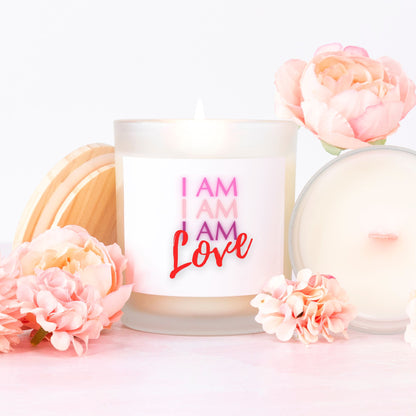 I AM LOVE StormLight Affirmation Candle