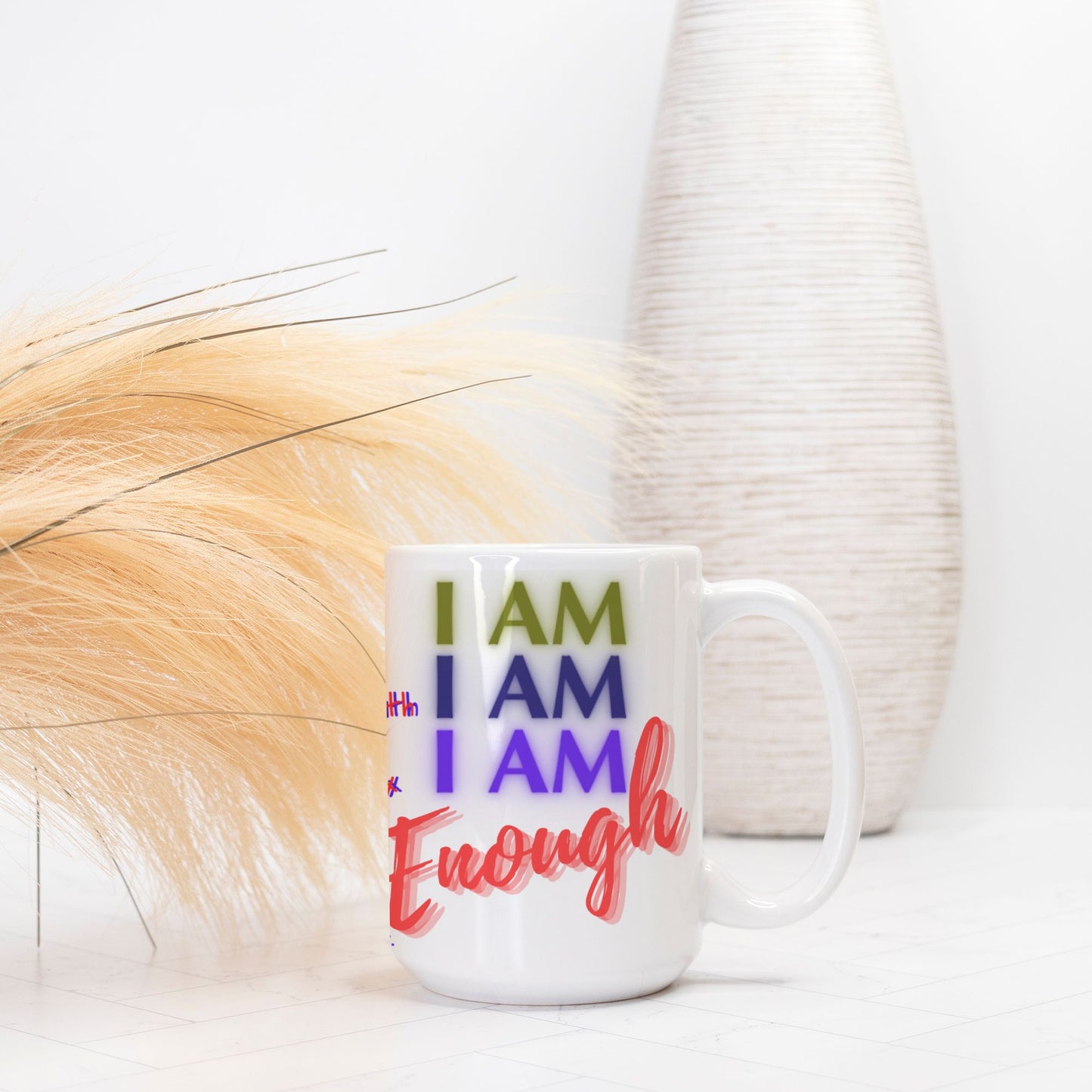 Alchemy Frequency Ceramic Vessel Mug: ENOUGH