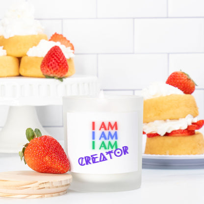 I AM CREATOR StormLight Affirmation Candle