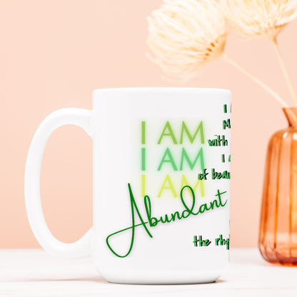 Alchemy Frequency Ceramic Vessel Mug: ABUNDANT
